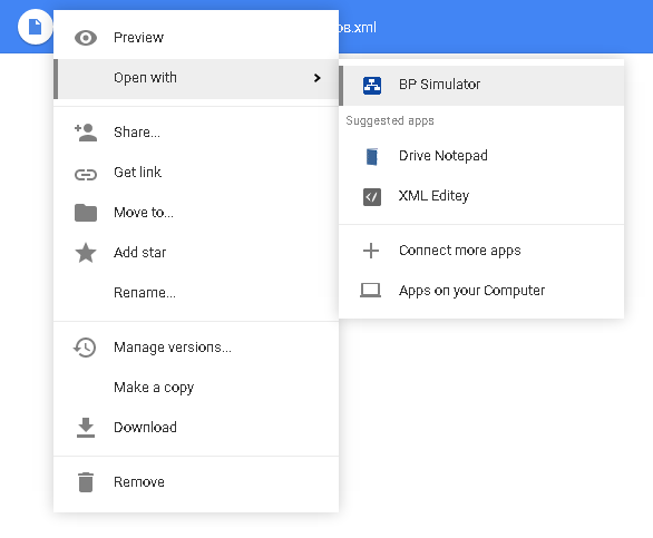 Import file from cloud storage